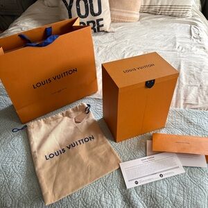 Louis Vuitton exotics trunk box set